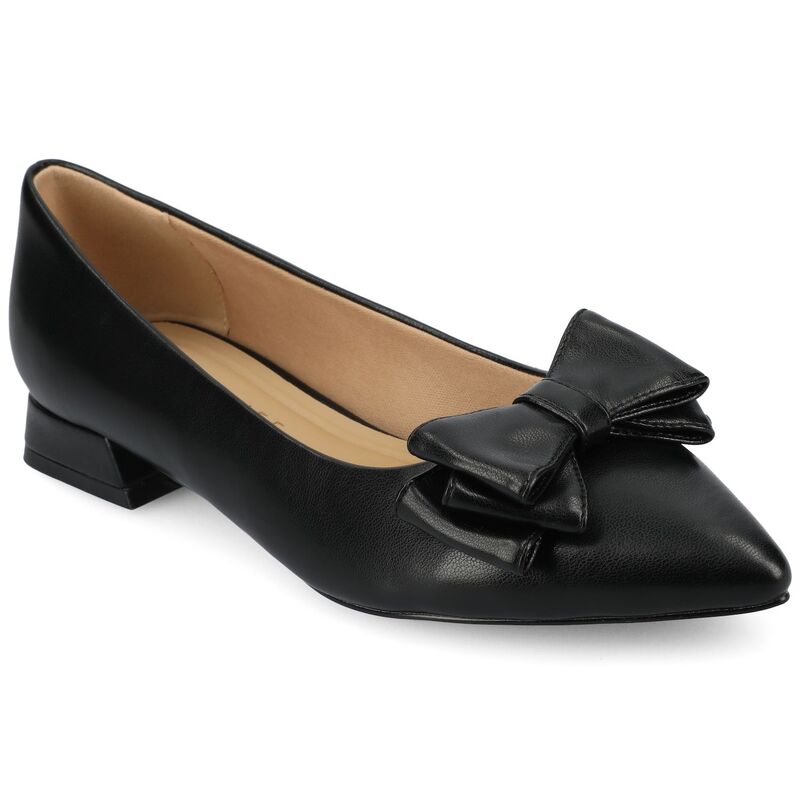 ジャーニー レディース シューズ サンダル Journee Ophelia Women's Flats Black Pu ブラック