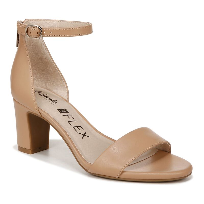 ライフストライド レディース シューズ パンプス アンクル LifeStride Florence Women Ankle Strapumps Camel キャメル