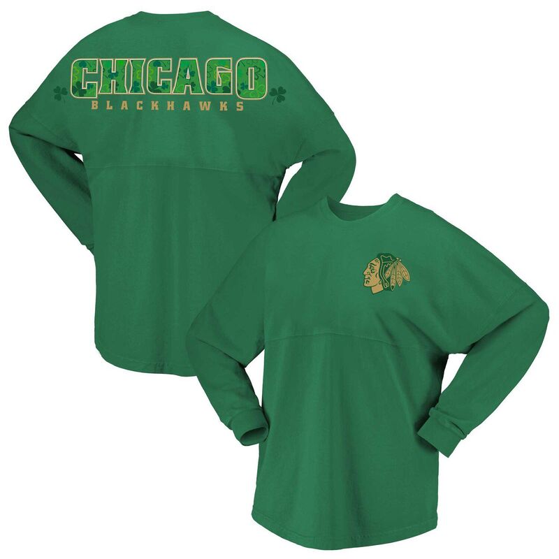 アンブランデッド レディース トップス Tシャツ ジャージー Unbranded Women's Fanatics Branded Kelly Green Chicago Blackhawkst. Patrick's Day Spirit Jersey T-Shirt Hwk Green グリーン