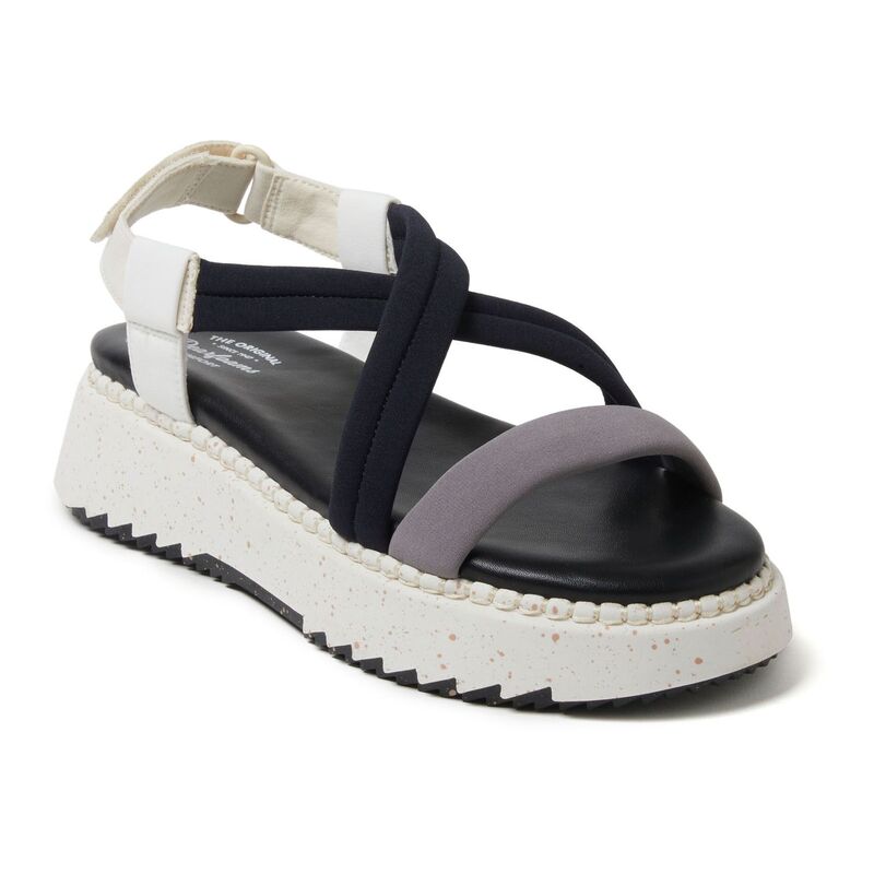 ディアフォームズ レディース シューズ サンダル プラットフォーム Original Comfort by Dearfoams Daylen Women's Platform Sandals Black ブラック