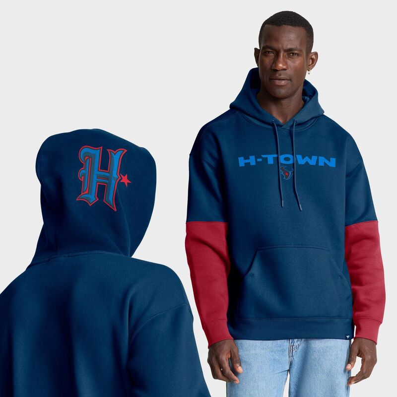 ファナティクス メンズ トップス Tシャツ パーカー Men's Fanatics Navy Houston Texans Helmet Alt Pullover Hoodie Txs Navy ネイビー|ReVida 店