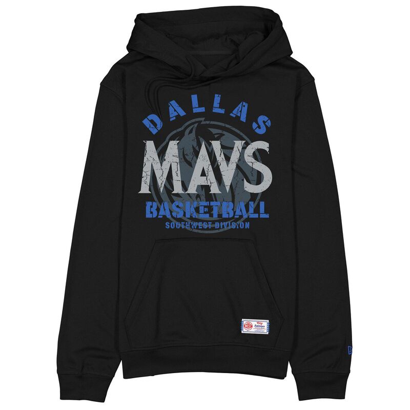 ニュー内鰓 メンズ トップス プルオーバー フリース パーカー Men\u0027s New Era Black Dallas Mavericks 2025/26 City Edition Fleece Hoodie Mav Black 黒いこと