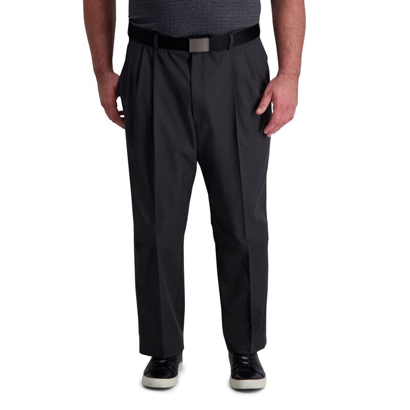 ハガー メンズ ボトムス カジュアルパンツ プリーツ トール Big & Tall Haggar Cool Right Classic-Fit Pleated Performance Flex Pants Gray グレー