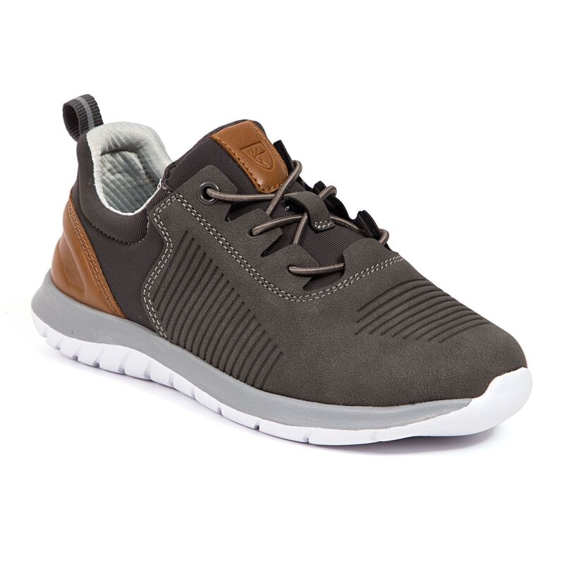 ディアースタッグス レディース シューズ スニーカー レース Deer Stags Jack Jr Bungee Lace Kids' Fashion Sneakers Gray Brown グレー