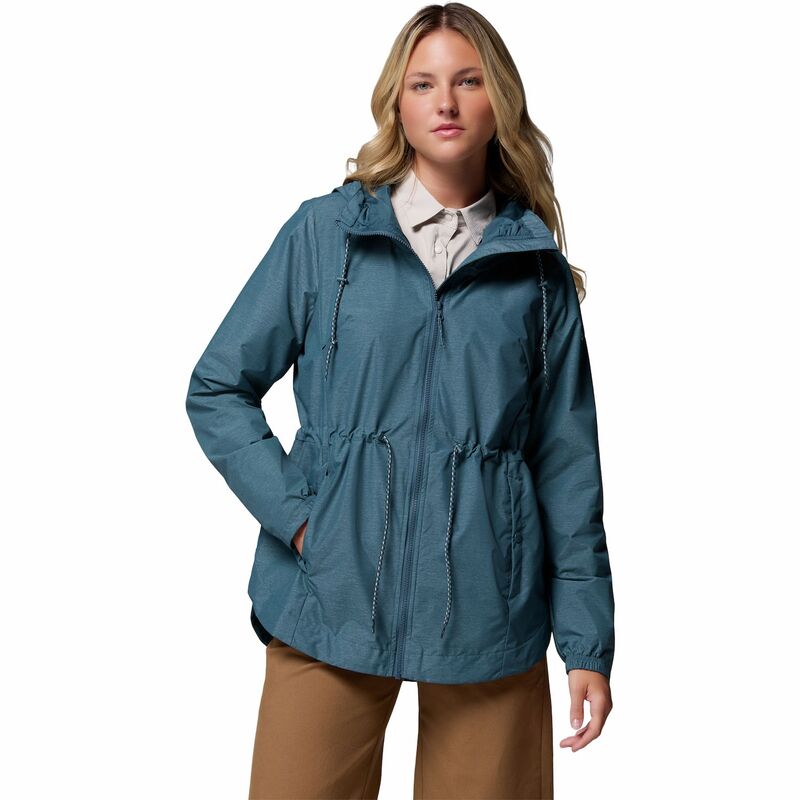 コロンビア レディース アウター ジャケット・ブルゾン Women's Columbia Lillian Ridge II Rain Jacket Everblue