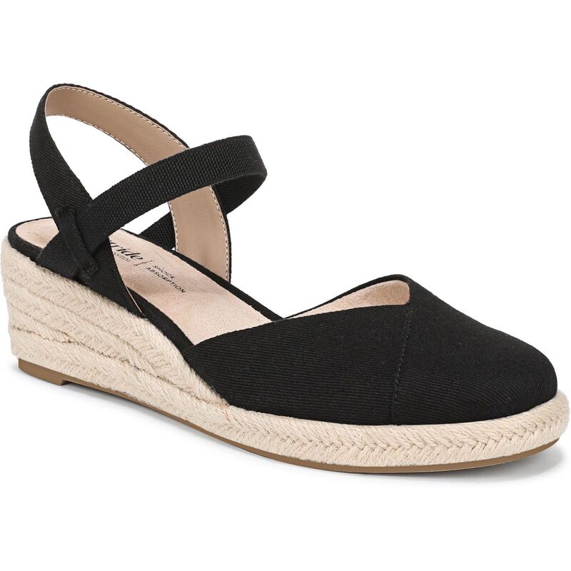 ライフストライド レディース シューズ サンダル LifeStride Pilar Women's Wedgespadrille Shoes Black ブラック