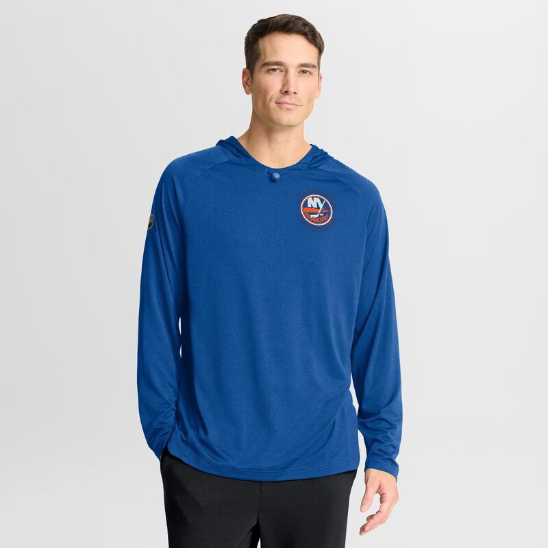 ファナティクス メンズ トップス Tシャツ パーカー Men's Fanatics Royal New York Islanders Authentic Pro Rink Raglan Hoodie Isl Blue ブルー