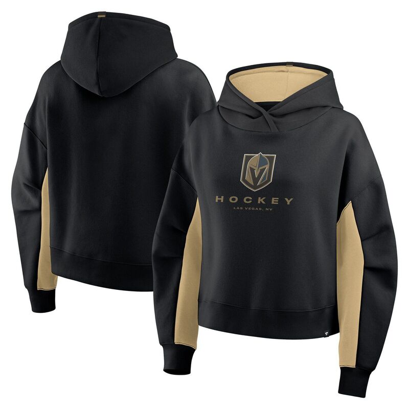 ファナティクス レディース トップス Tシャツ パーカー Women's Fanatics Black Vegas Golden Knights Back Check Boxy Hoodie Lvk Black ブラック