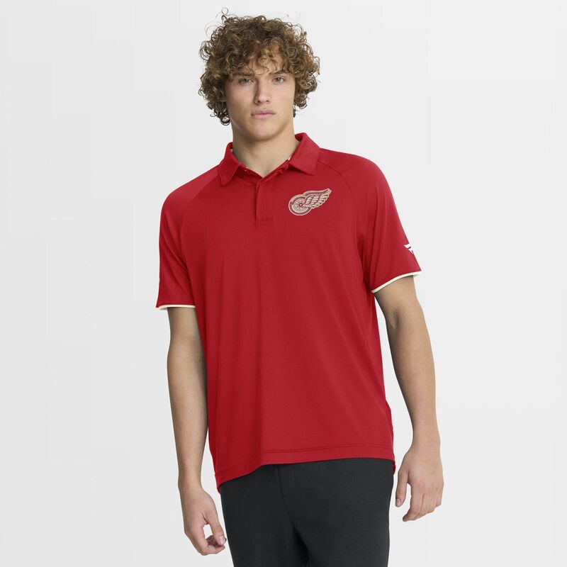 ファナティクス メンズ トップス Tシャツ ポロシャツ Men's Fanatics Redetroit Red Wings Authentic Pro Centennial Rink Raglan Polo Rdw Red レッド
