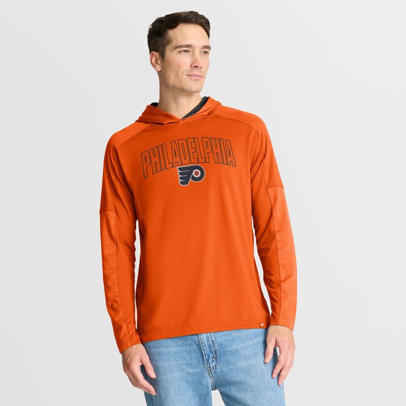 ファナティクス メンズ トップス プルオーバー パーカー Men\u0027s Fanatics Orange Philadelphia Flyers Penalty Shot Long Sleeve Hoodie T-Shirt Fly Orange オレンジ色