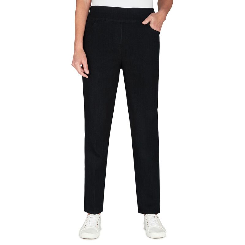 アルフレッド ダナー レディース ボトムス デニムパンツ Women's Alfredunner Super Stretch Pull-On Straight-Leg Denim Pants Black ブラック｜ReVida 店 14,985円