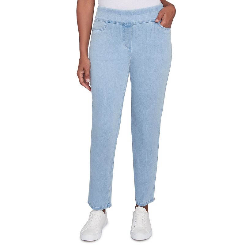 アルフレッド ダナー レディース ボトムス カジュアルパンツ デニム Women's Alfredunner Super Stretch Pull-On Straight-Leg Denim Pants Light Denim デニム