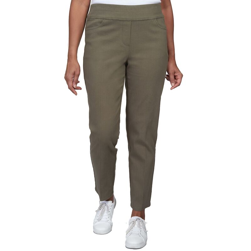 アルフレッド ダナー レディース ボトムス デニムパンツ Women's Alfredunner Super Stretch Pull-On Straight-Leg Denim Pants Olive オリーブ|ReVida 店