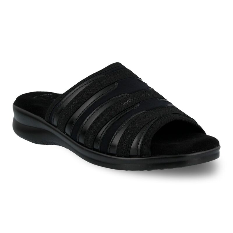 フレクサス レディース シューズ サンダル Flexus by Spring Step Swift Women\u0027slide Sandals Black 黒いこと