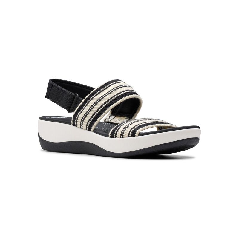 クラークス レディース シューズ サンダル Clarks Cloudsteppers Arla Stoll Women'sandals Blackmulti