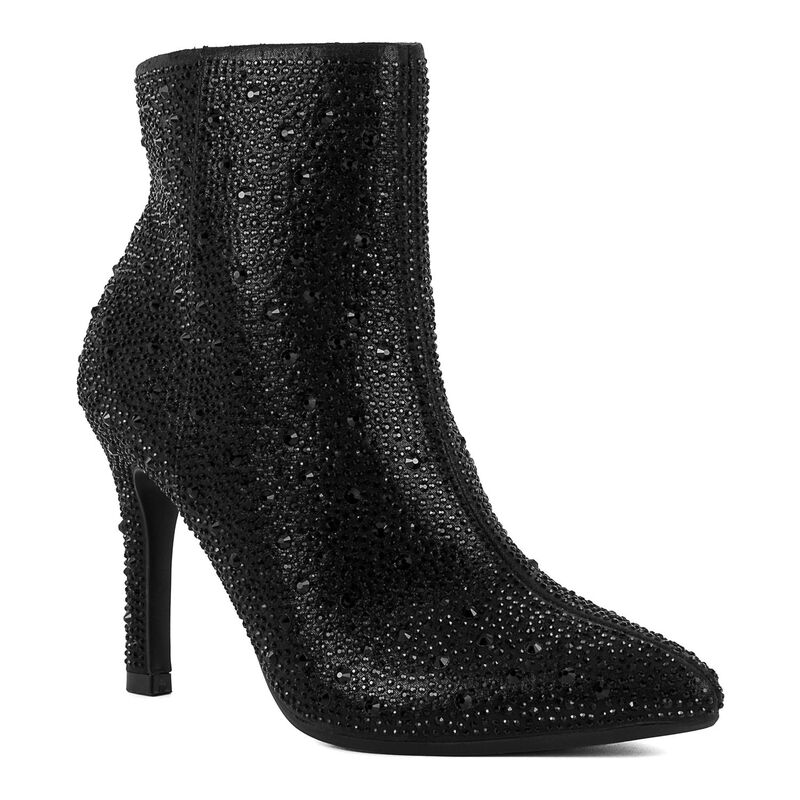 シュガー レディース シューズ ブーツ・レインブーツ アンクル sugar Vecna Dress Women's Ankle Boots Black Glitter ブラック｜ReVida 店