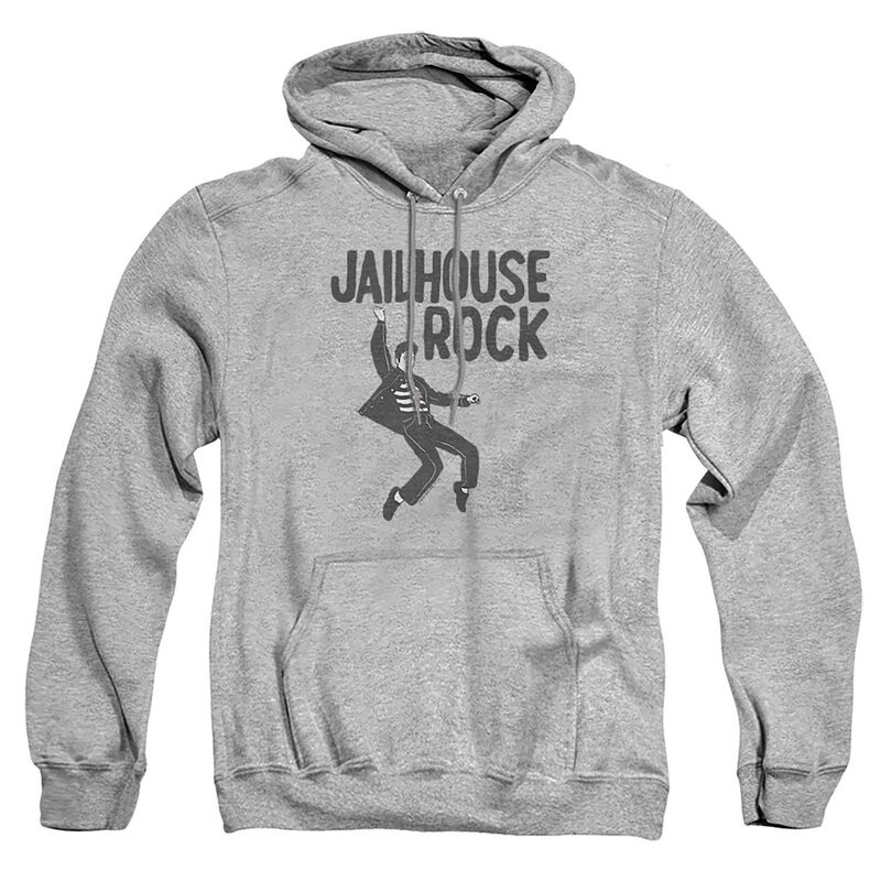 アニメキャラクター メンズ トップス Tシャツ トール パーカー グラフィック Licensed Character Big & Tall Elvis Jailhouse Rock Graphic Pullover Hoodie Heather Gray グレー｜ReVida 店