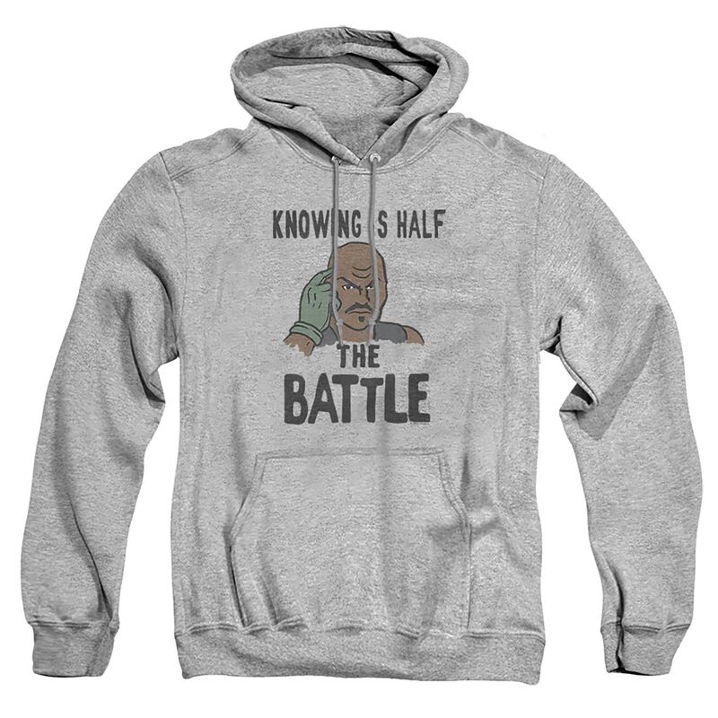 アニメキャラクター メンズ トップス Tシャツ トール パーカー グラフィック Licensed Character Big & Tall GI Joe "Knowing Is Half The Battle" Graphic Pullover Hoodie Heather Gray グレー｜ReVida 店