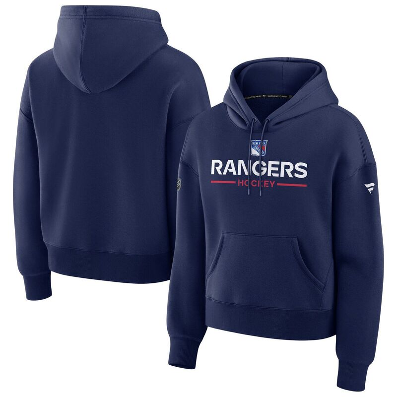 ファナティクス レディース トップス プルオーバー パーカー Women\u0027s Fanatics Navy New York Rangers Authentic Pro Primary Pullover Hoodie Ranavy 米国海軍