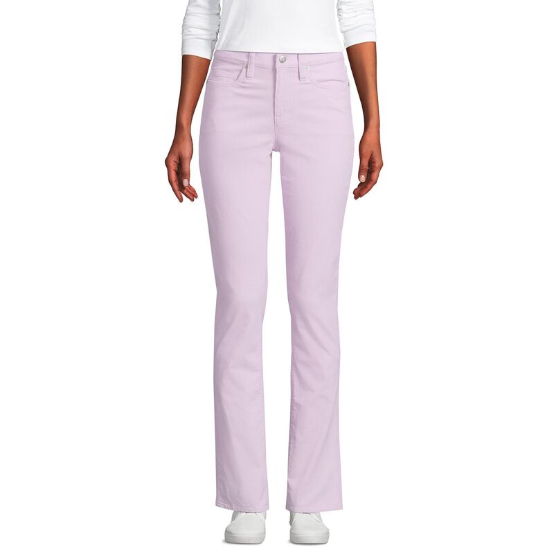 ランズエンド レディース ボトムス カジュアルパンツ ストレート コーデュロイ Women Lands End Mid-Rise Straight Leg Corduroy Pants Misty Lilac ライラック