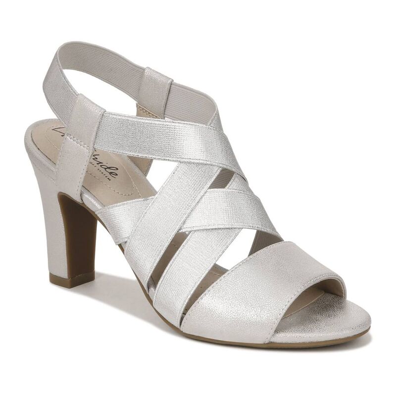 ライフストライド レディース シューズ パンプス LifeStride Charlotte Women'strappy Pumpsilver シルバー