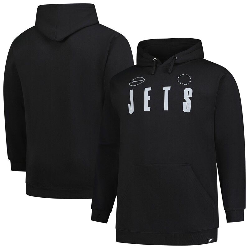 ファナティクス メンズ トップス Tシャツ トール パーカー Men's Fanatics Black New York Jets Big & Tall Chip Shot Hoodie Jet Black ブラック