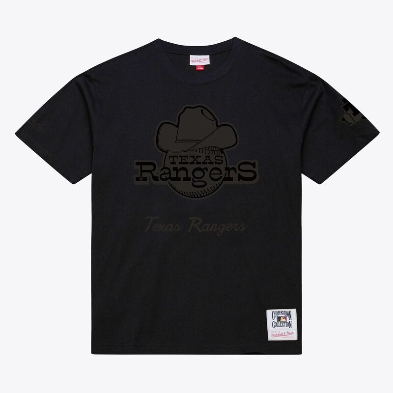 ミッチェル\u0026ネス メンズ トップス プルオーバー Men Mitchell \u0026 Ness Black Texas Rangers Cooperstown Collection Phantom T-Shirt Rgr Black 黒いこと