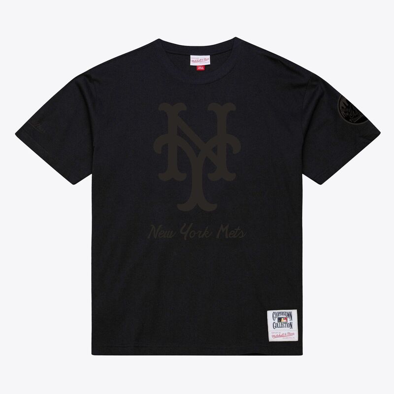 ミッチェル\u0026ネス メンズ トップス プルオーバー Men Mitchell \u0026 Ness Black New York Mets Cooperstown Collection Phantom T-Shirt Met Black 黒いこと