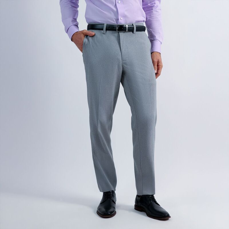 ハガー メンズ ボトムス カジュアルパンツ Men's Haggar Cool Right Performance Flex Slim-Fit Flat-Front Pants Lead