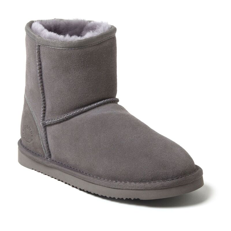 ディアフォームズ レディース シューズ サンダル アンクル ブーツ Fireside by Dearfoams Rosebery Women'shearling Ankle Boot Slippers Gray グレー