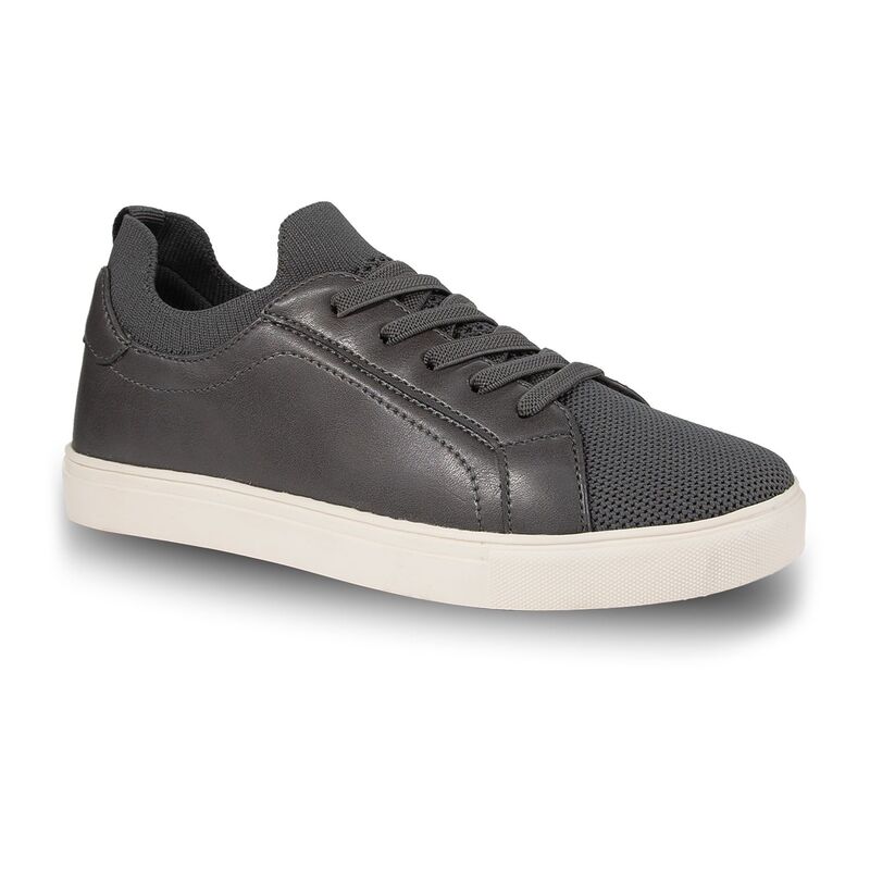 ディアースタッグス レディース シューズ スニーカー レース Deer Stags Dawson Jr. Bungee Lace Kids Dress Fashion Sneaker Dark Gray グレー