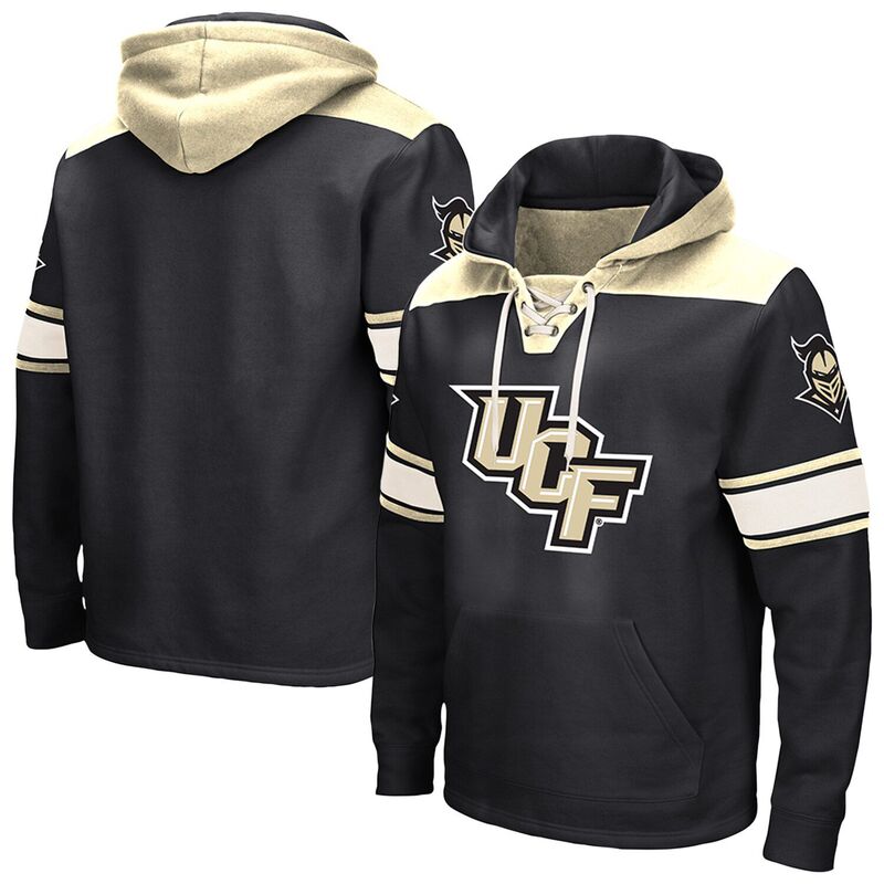 コロシアム メンズ トップス Tシャツ レース パーカー Men's Colosseum Black UCF Knights 2.0 Lace-Up Hoodie Ucf Black ブラック
