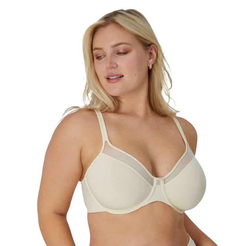 バリ レディース アンダーウェア ブラジャー Bali One Smooth Ultra Light Convertible Full-Coverage Bra 3439 Light Beige ベージュ