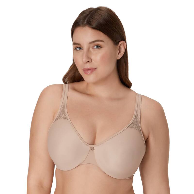 バリ レディース アンダーウェア ブラジャー ミニ Bali Passion For Comfort Full-Figure Minimizer Underwire Bra DF3385 Toffee