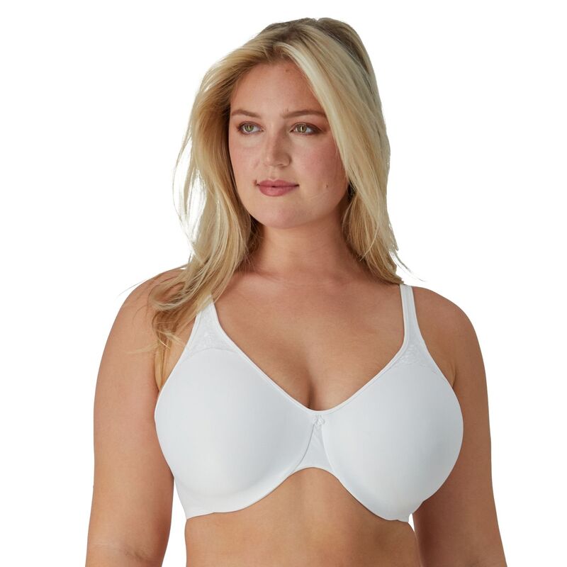 バリ レディース アンダーウェア ブラジャー ミニ Bali Passion For Comfort Full-Figure Minimizer Underwire Bra DF3385 White ホワイト