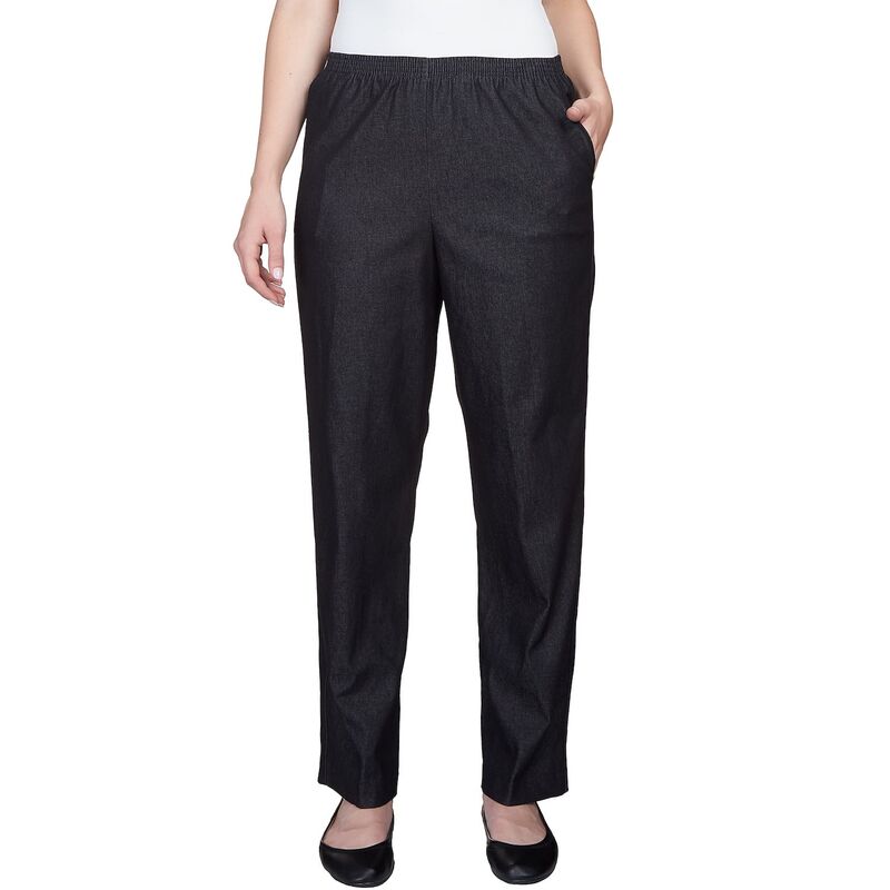 アルフレッド ダナー レディース ボトムス カジュアルパンツ プチ デニム Petite Alfredunner Proportionedenim Pants Black ブラック
