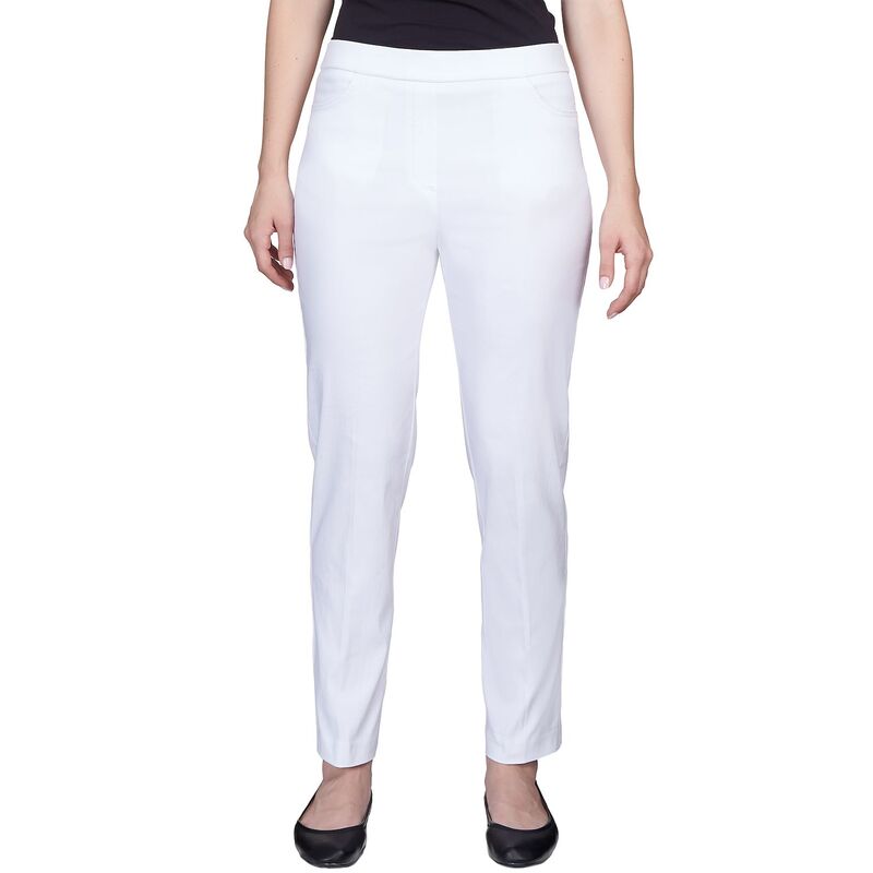アルフレッド ダナー レディース ボトムス カジュアルパンツ プチ Petite Alfredunner Allure Proportioned Pants Pure White ホワイト