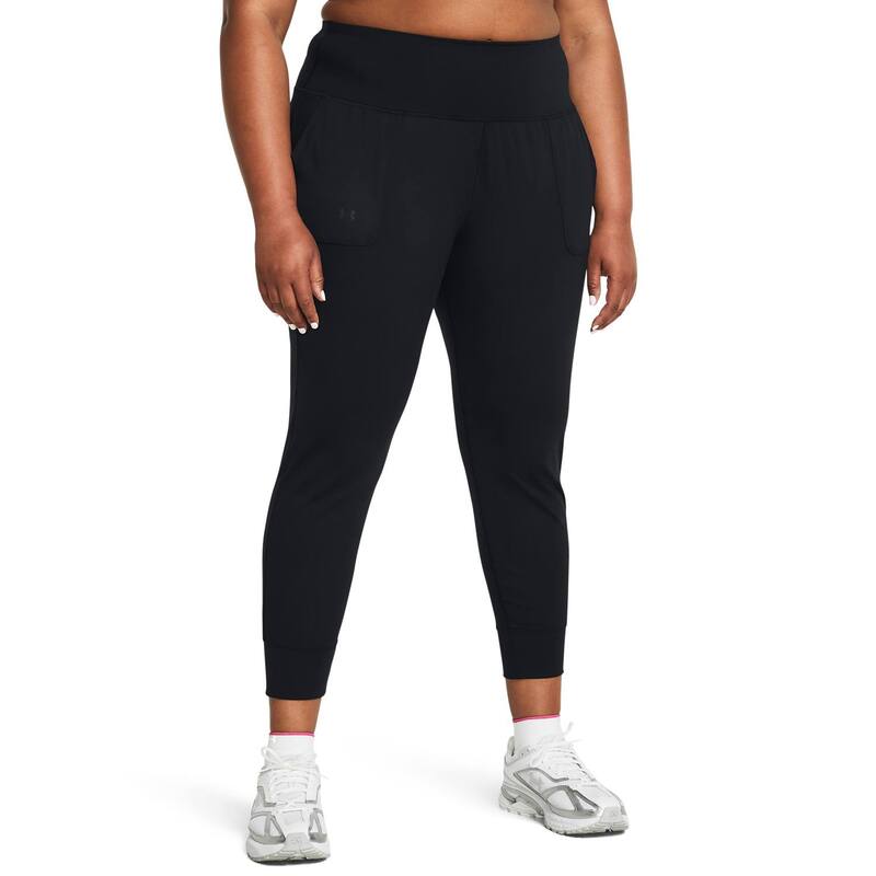 アンダーアーマー レディース ボトムス カジュアルパンツ プラスサイズ ジョガーパンツ Plusize Under Armour Motion Joggers Black ブラック