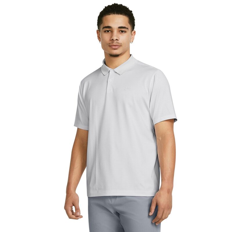 アンダーアーマー メンズ トップス Tシャツ ポロシャツ トール Big & Tall Under Armour Classic-Fit Striped Performance Polo White ホワイト｜ReVida 店