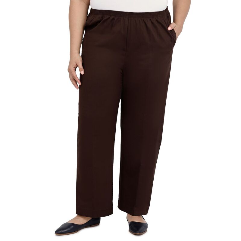 アルフレッド ダナー レディース ボトムス カジュアルパンツ プラスサイズ Plusize Alfredunner Pants Chocolate チョコレート