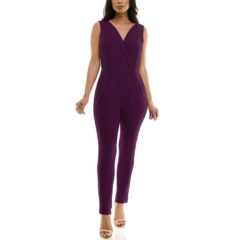 ニナレオナルド レディース トップス ワンピース ジャンプスーツ Women\'s Nina Leonard Collared Jumpsuit Crisp Berry|ReVida 店