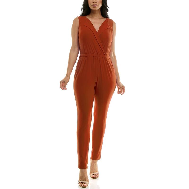 ニナレオナルド レディース トップス ワンピース ジャンプスーツ Women\'s Nina Leonard Collared Jumpsuit Sienna|ReVida 店