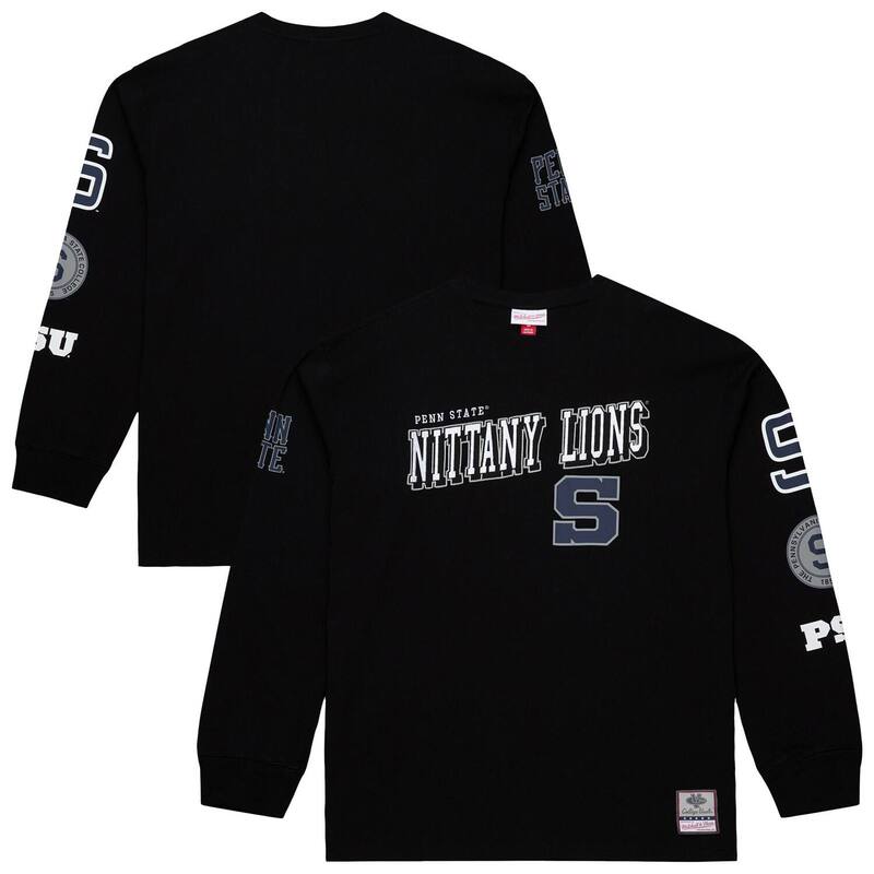 ミッチェル\u0026ネス メンズ トップス プルオーバー Men\u0027s Mitchell \u0026 Ness Black Penn State Nittany Lions Training Camp Long Sleeve T-Shirt Pst Black 黒いこと