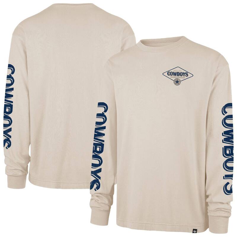 フォーティセブンブランド メンズ トップス プルオーバー 47 Brand Men\u0027s \u002747 Tan Dallas Cowboys Cairn Ravine Foundation Long Sleeve T-Shirt Cow Multi マルチ色合い