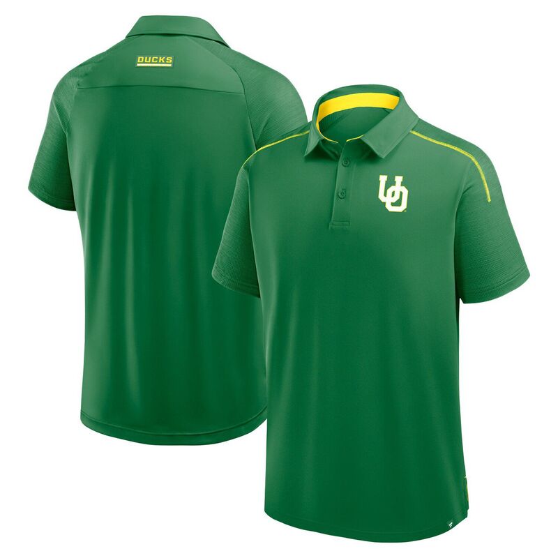 ファナティクス メンズ トップス プルオーバー スポーツシャツ Men\u0027s Fanatics Green Oregon Ducks Take The Leadefenderaglan Polo Uoo Green 緑であること