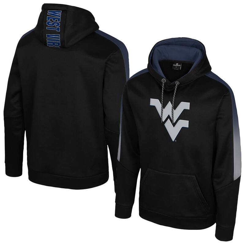 円形劇場 メンズ トップス プルオーバー パーカー Men\u0027s Colosseum Black West Virginia Mountaineers The Gang Blackout Hoodie Wvu Black 黒いこと