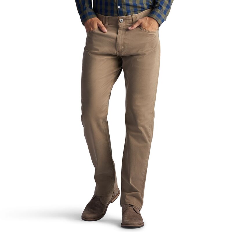 リー メンズ ボトムス デニムパンツ ジーンズ Men's Leextreme Motion Straight-Leg Jeans Cougar