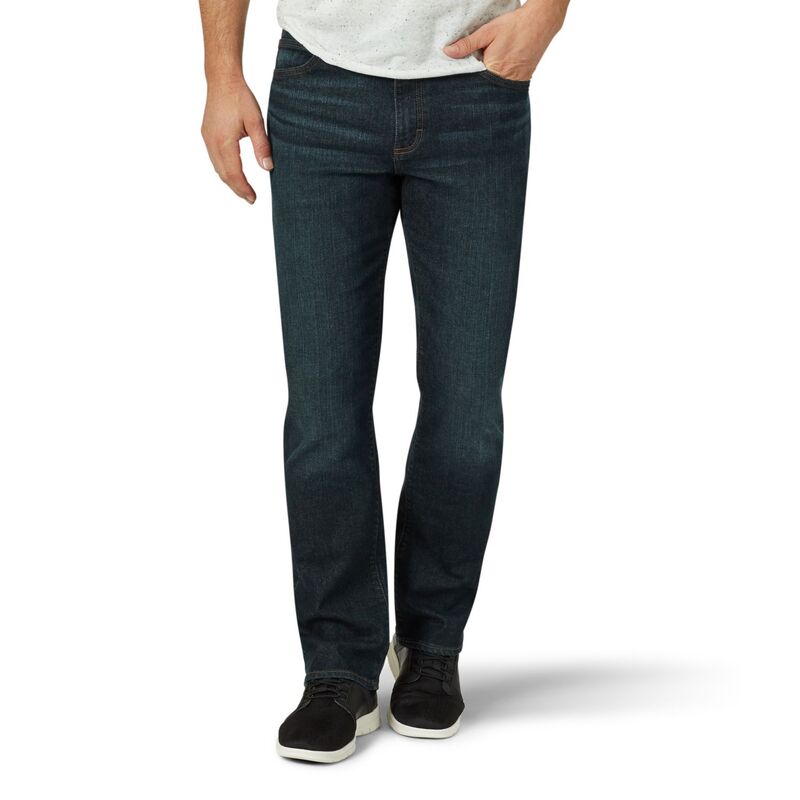 リー メンズ ボトムス デニムパンツ ジーンズ Men's Leextreme Motion Regular-Fit Jeans Night Owl