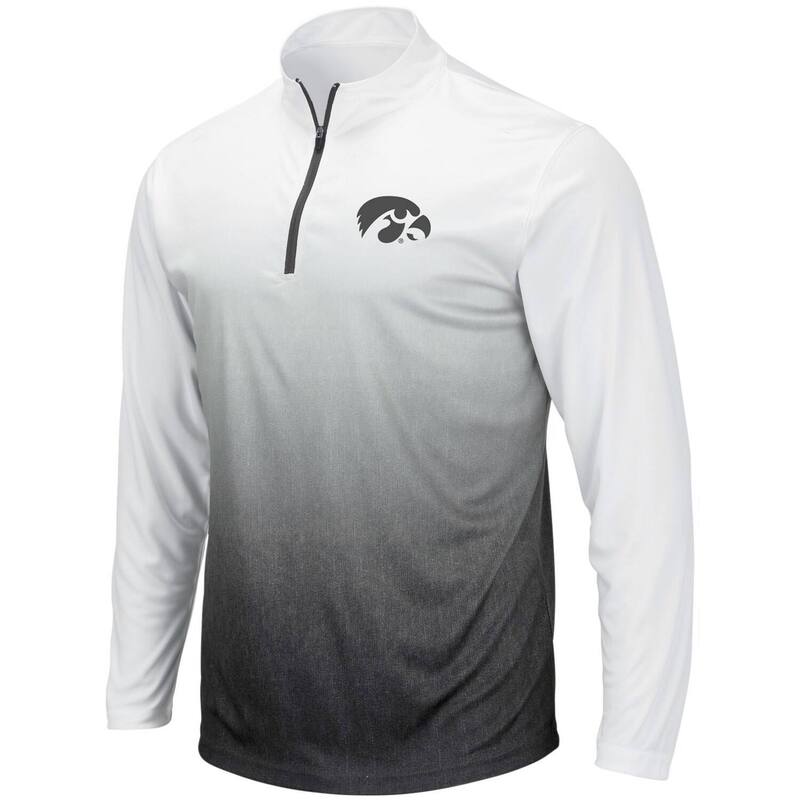円形劇場 メンズ アウター 上衣・上衣 ロゴタイプ Men\u0027s Colosseum Gray Iowa Hawkeyes Magic Team Logo Quarter-Zip Jacket Iwa Grey 薄墨色
