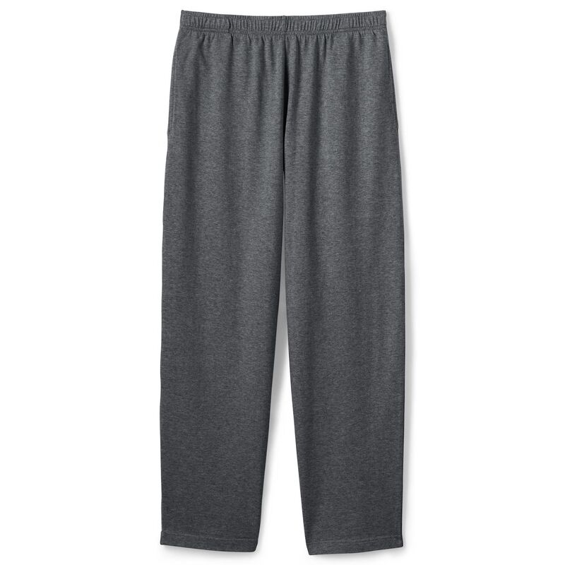 ランズエンド メンズ ボトムス カジュアルパンツ ニット ジャージー Men's Lands' End Jersey Knit Pants Charcoal Heather チャコール